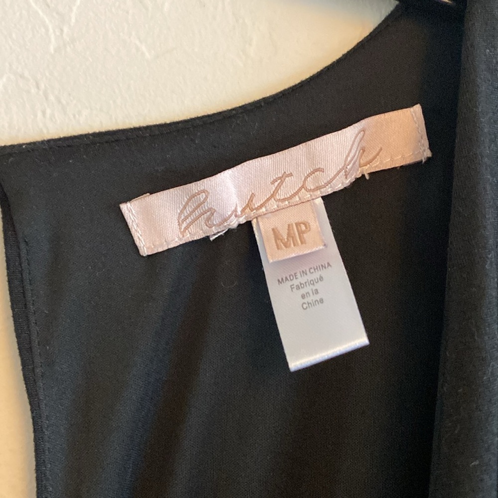 Hutch Wide Leg Knit Jumpsuit size M black - Picture 8 of 12
